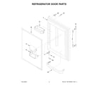 Maytag MBF2258FEZ06 refrigerator door parts diagram