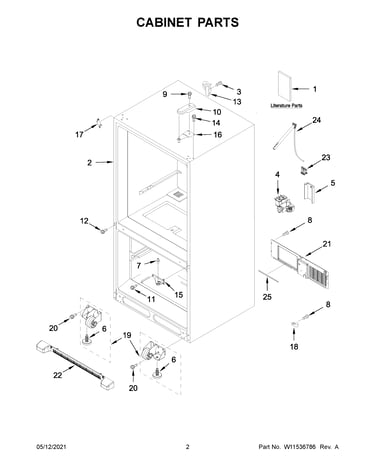 Cabinet parts