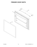 Freezer door parts