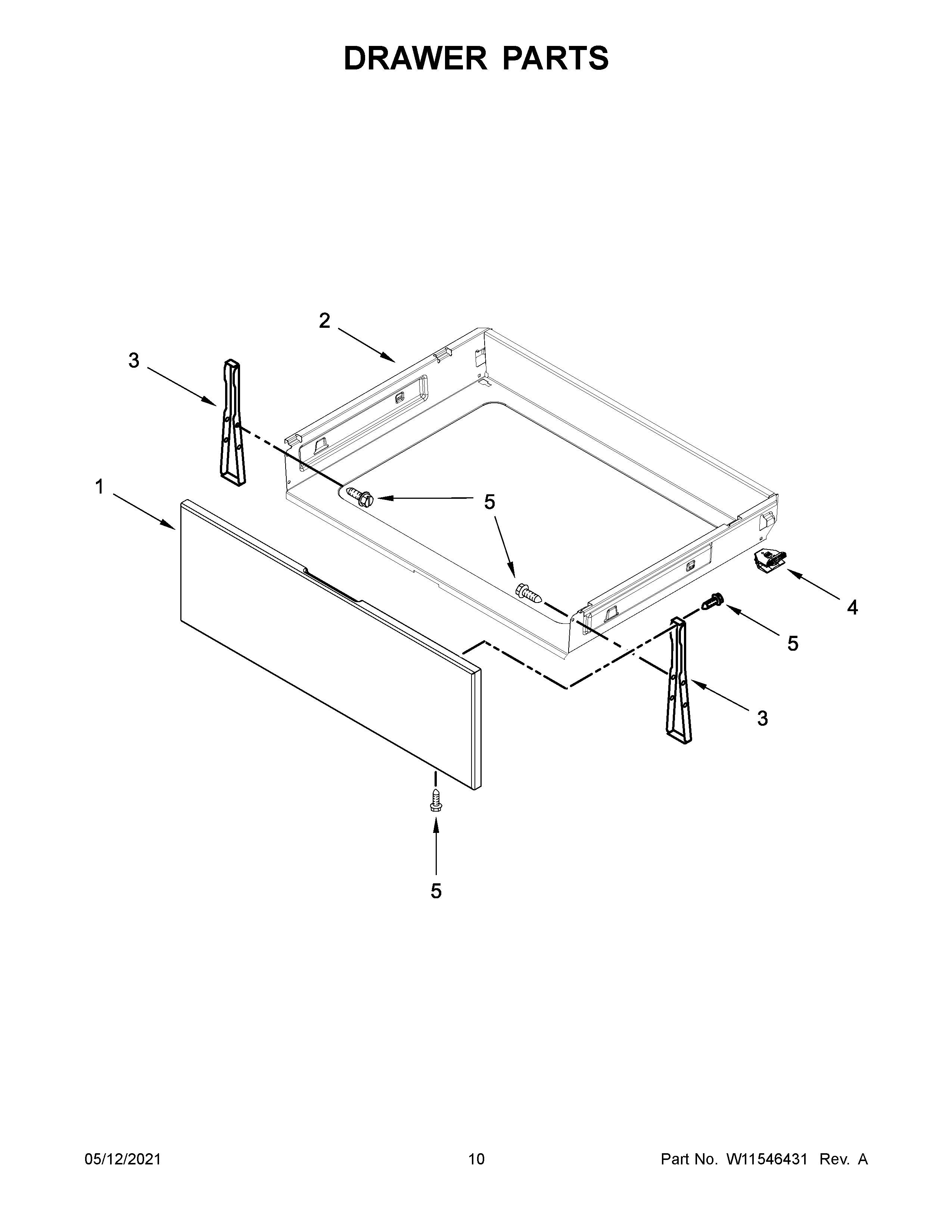 Drawer parts