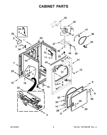 Cabinet parts