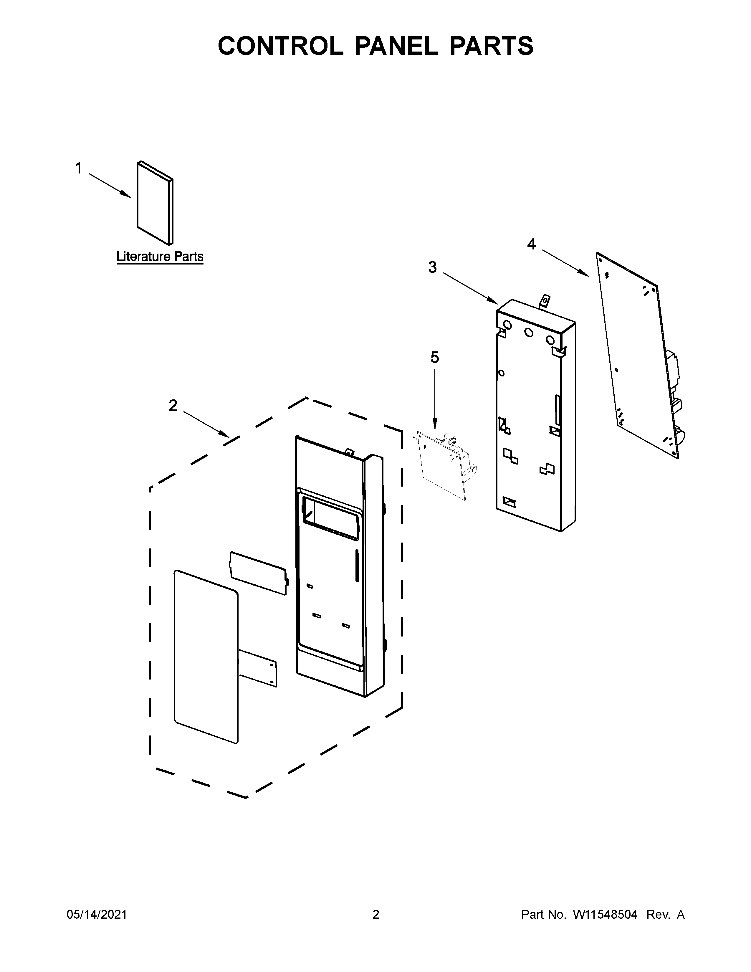 Control panel parts
