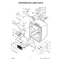 KitchenAid KFIS29BBMS00 refrigerator liner parts diagram