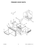 Freezer door parts