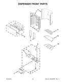 Dispenser front parts