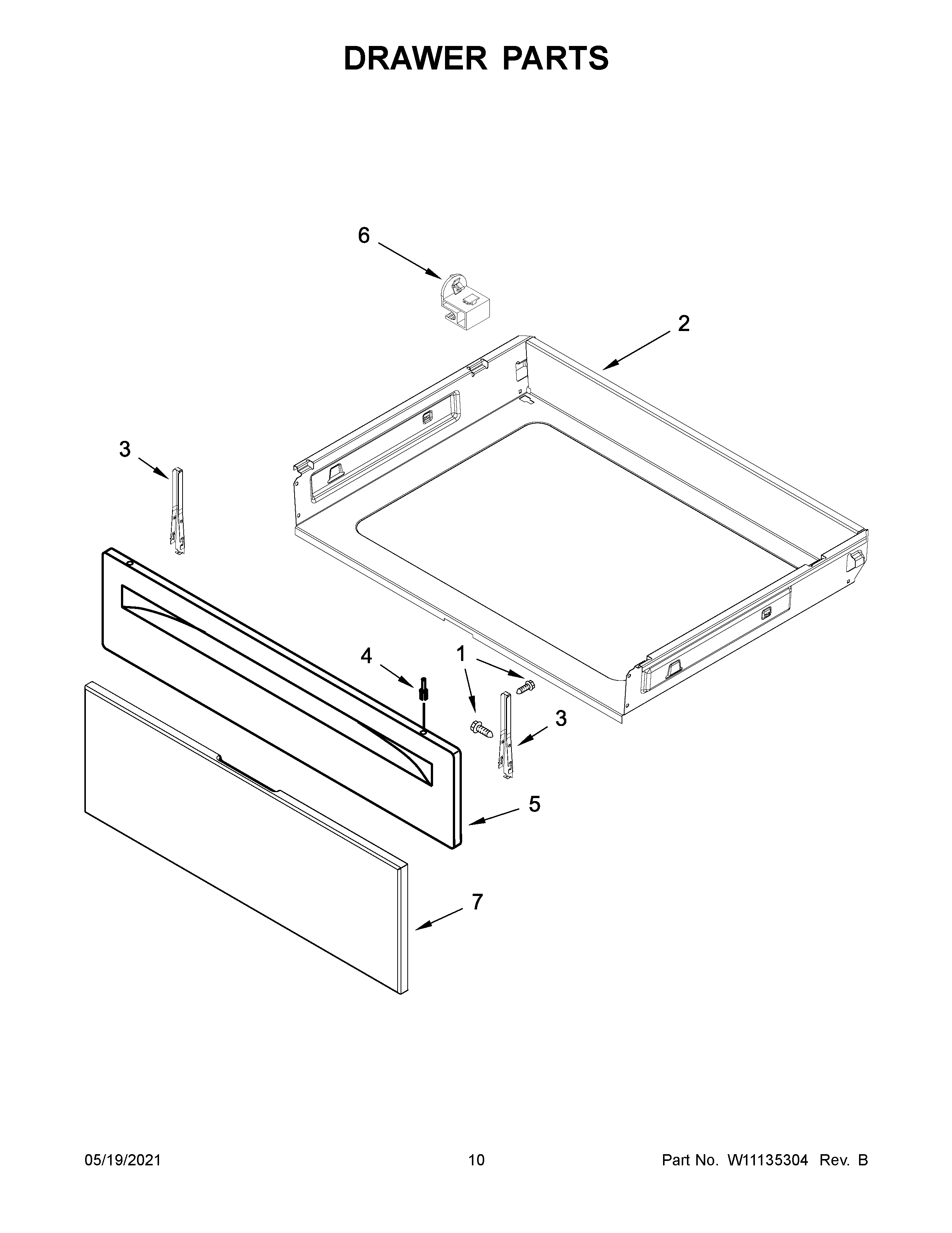 Drawer parts