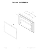 Freezer door parts