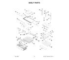 Whirlpool WRFA35SWHZ06 shelf parts diagram