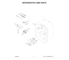 Maytag MBR1957FEZ06 refrigerator liner parts diagram