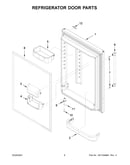 Refrigerator door parts