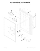 Refrigerator door parts