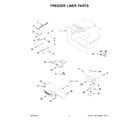 Maytag MBL1957FEZ07 freezer liner parts diagram