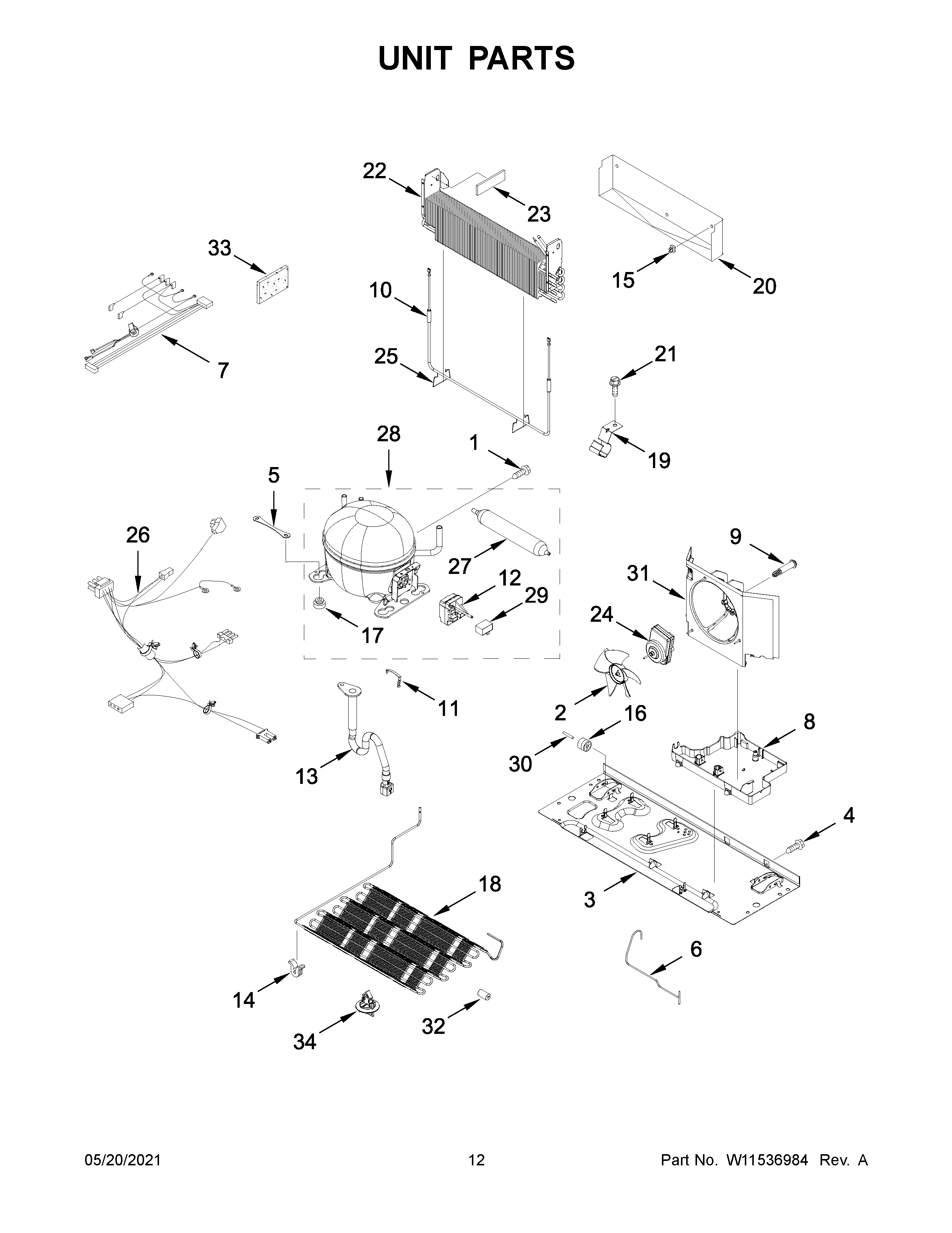 Unit parts
