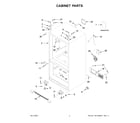 Maytag MFF2558FEZ08 cabinet parts diagram