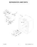 Refrigerator liner parts