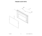 Maytag MFF2558FEZ08 freezer door parts diagram