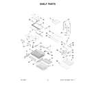 Maytag MFF2558FEZ08 shelf parts diagram