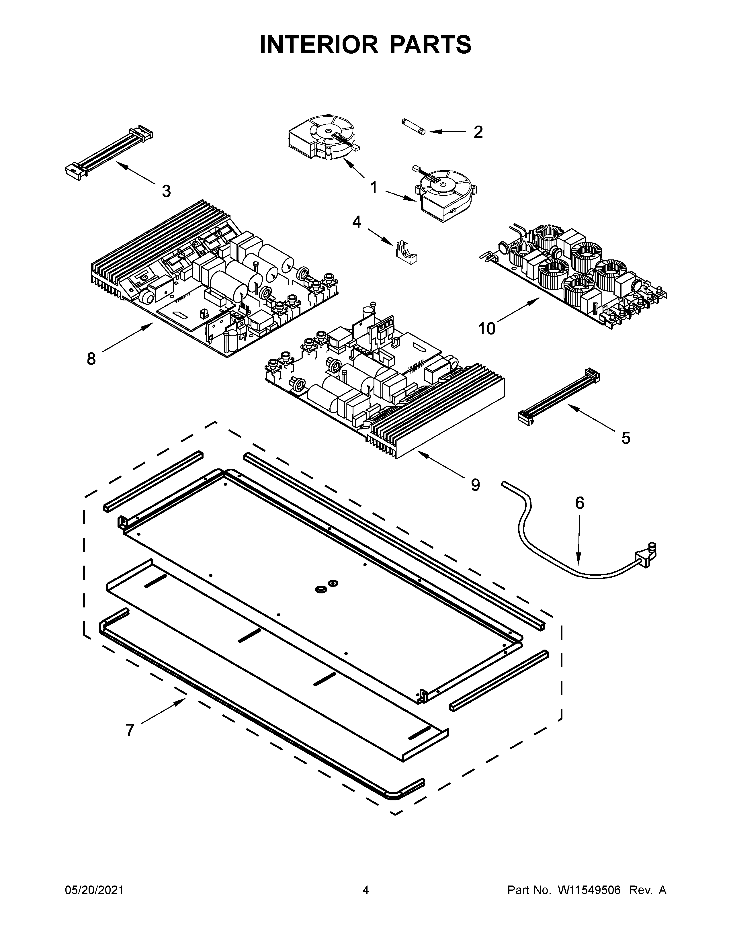 Interior parts