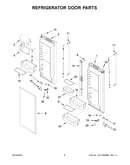 Refrigerator door parts