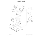 Whirlpool WRF532SNHW04 cabinet parts diagram