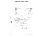 Whirlpool WDF518SAHB0 pump and motor parts diagram