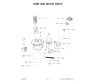 Whirlpool WDF550SAHS0 pump and motor parts diagram