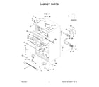 Whirlpool WRX735SDHZ02 cabinet parts diagram