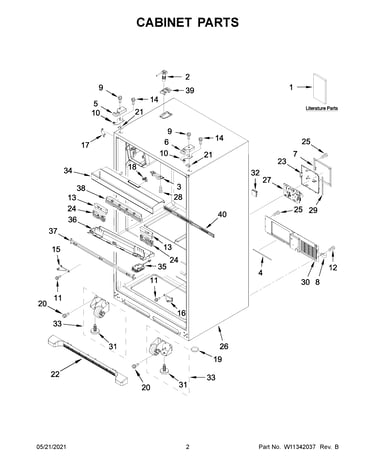 Cabinet parts