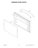 Freezer door parts