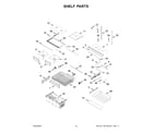 Whirlpool WRF532SNHZ06 shelf parts diagram