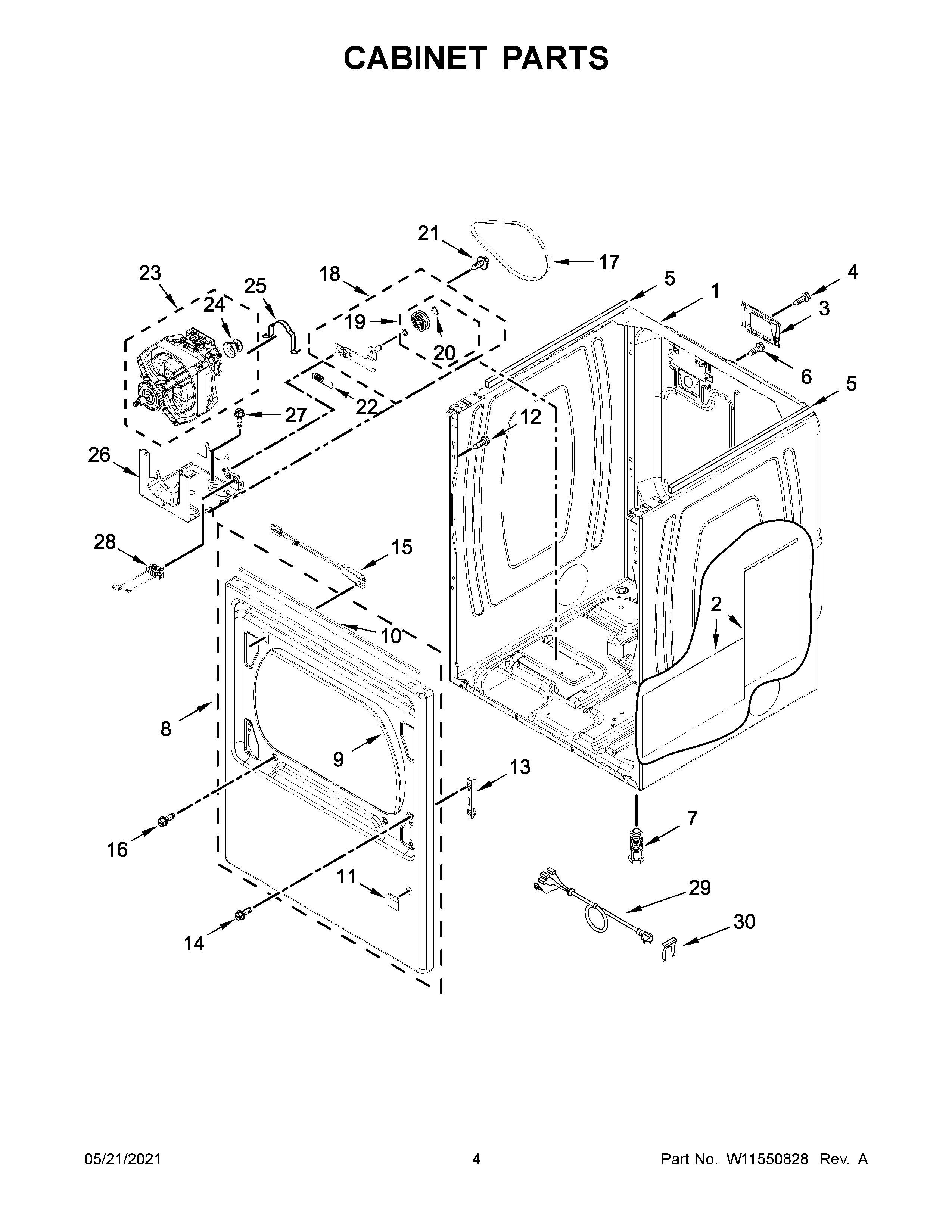 CABINET PARTS