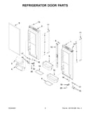 Refrigerator door parts