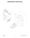 Refrigerator liner parts