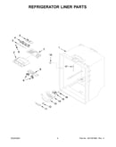 Refrigerator liner parts