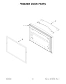 Freezer door parts