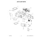 Amana AMV2307PFW6 air flow parts diagram