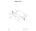 Whirlpool WFE550S0HZ2 drawer parts diagram