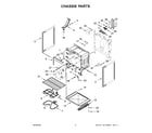 Whirlpool WFE505W0JZ1 chassis parts diagram