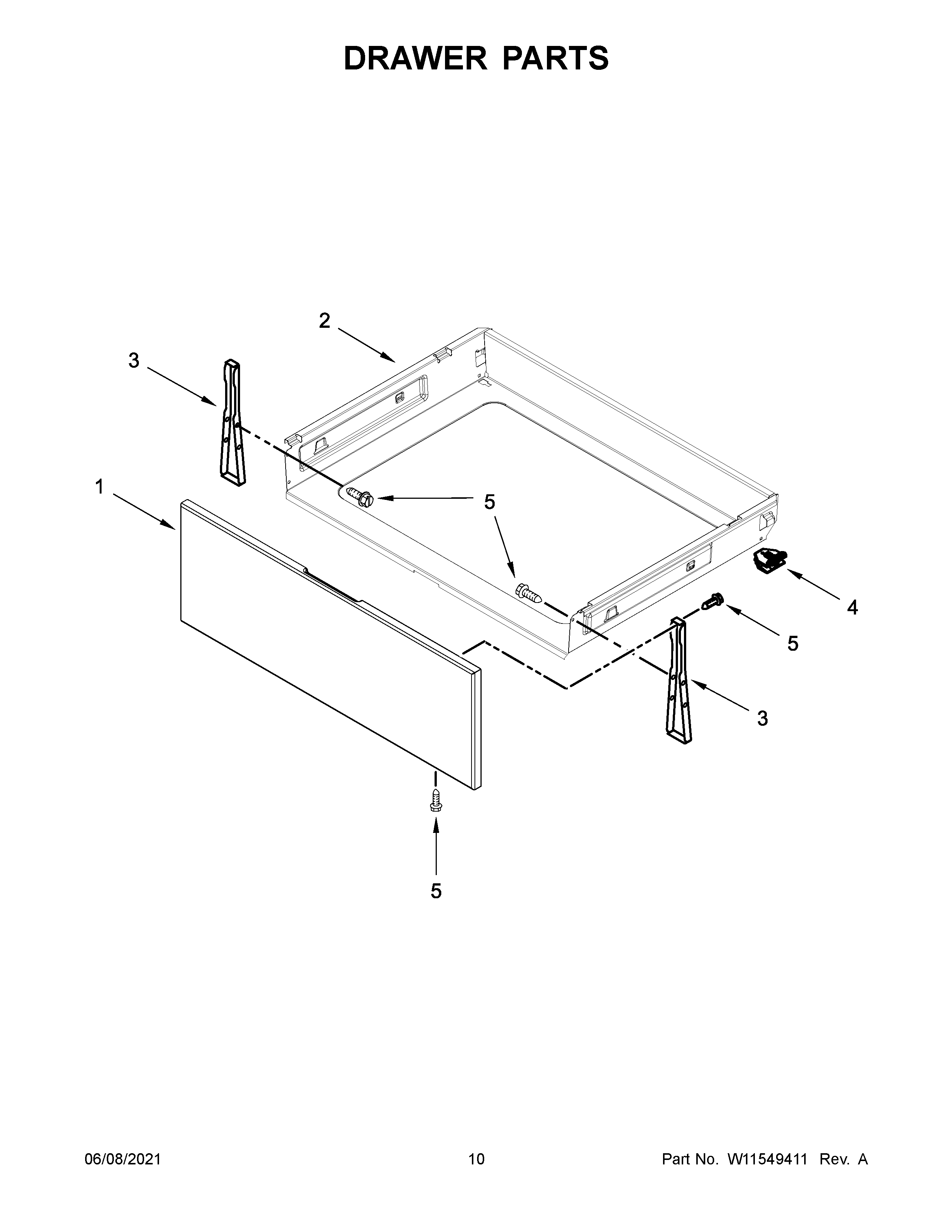 Drawer parts