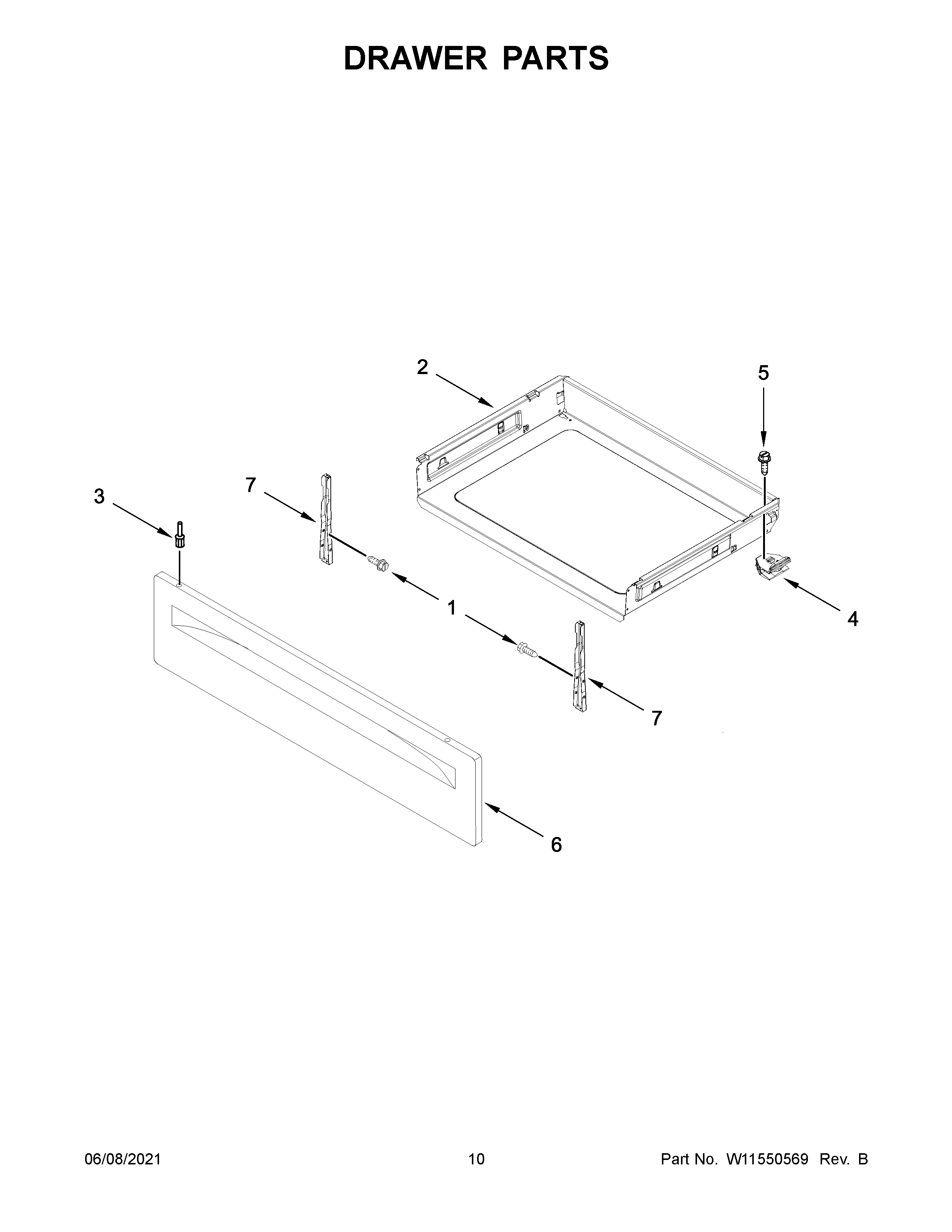 Drawer parts
