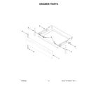 Whirlpool WFE515S0JB1 drawer parts diagram