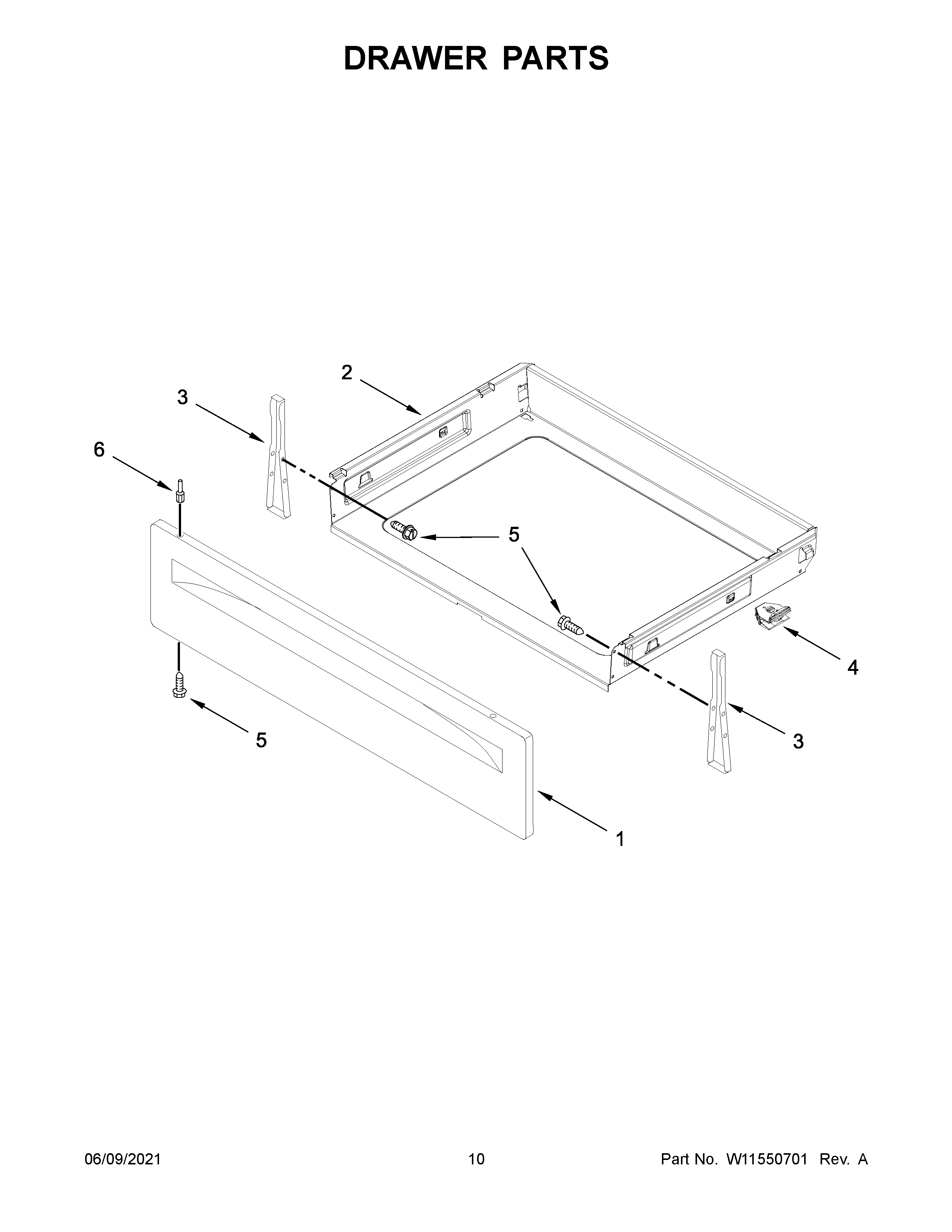 Drawer parts