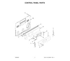 Maytag MER6600FW3 control panel parts diagram