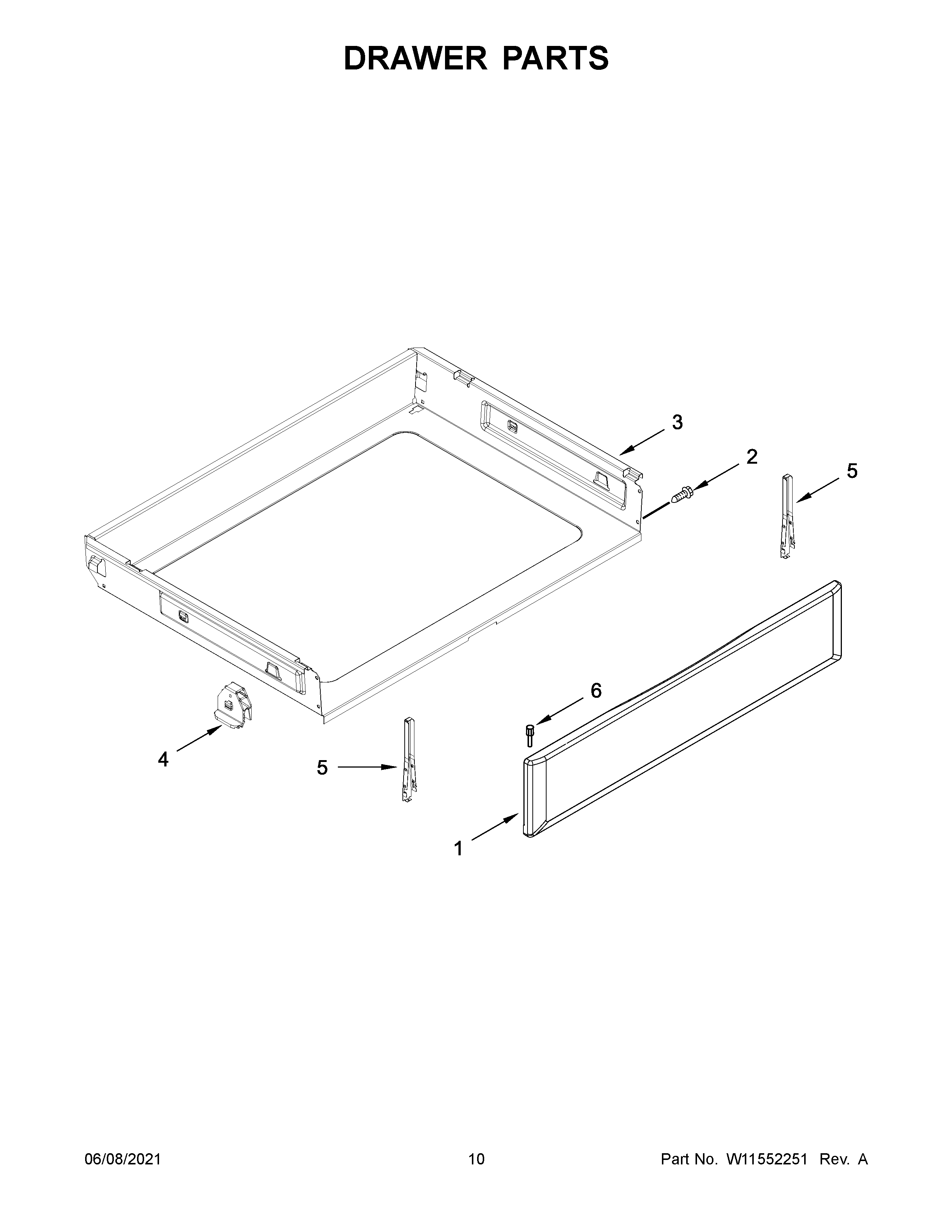 Drawer parts