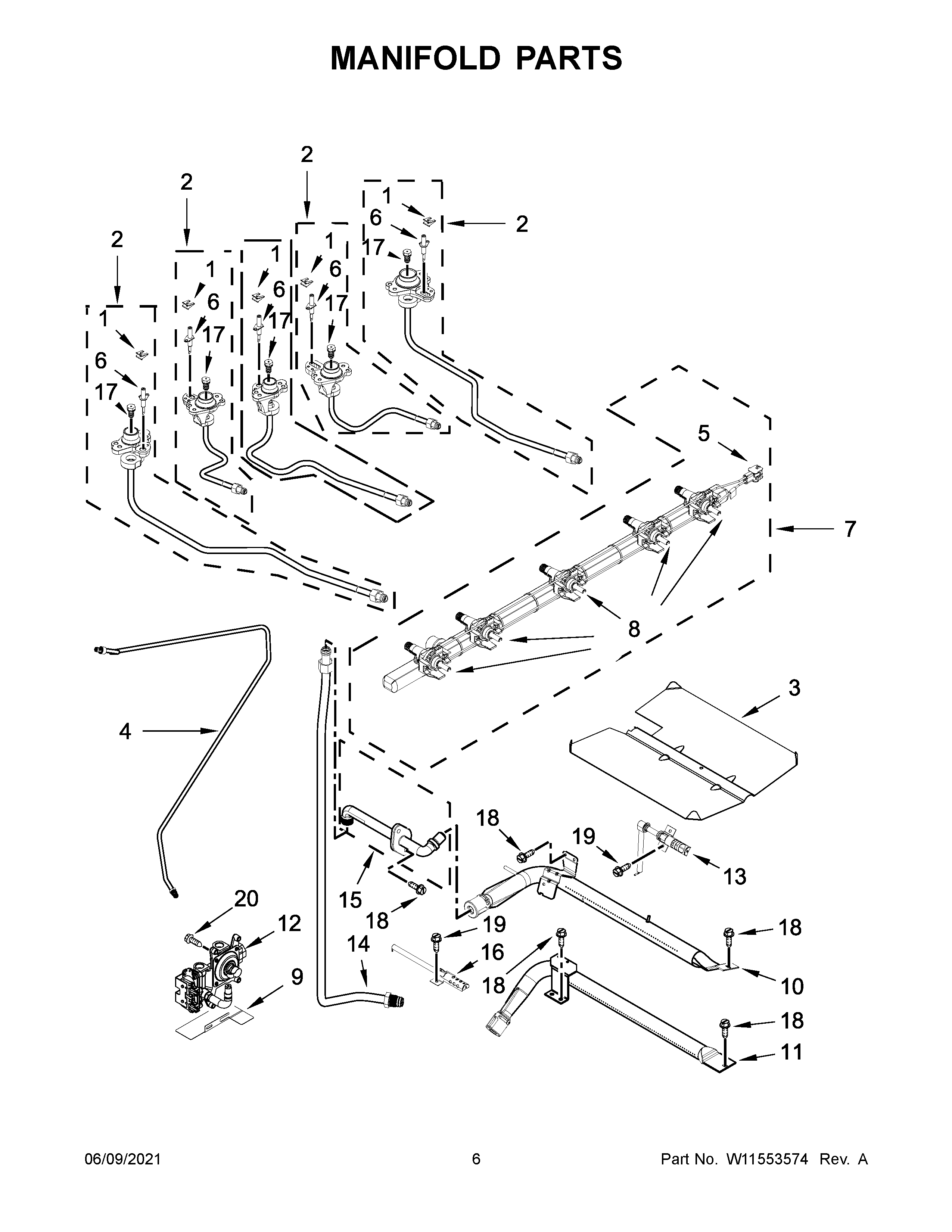 MANIFOLD PARTS