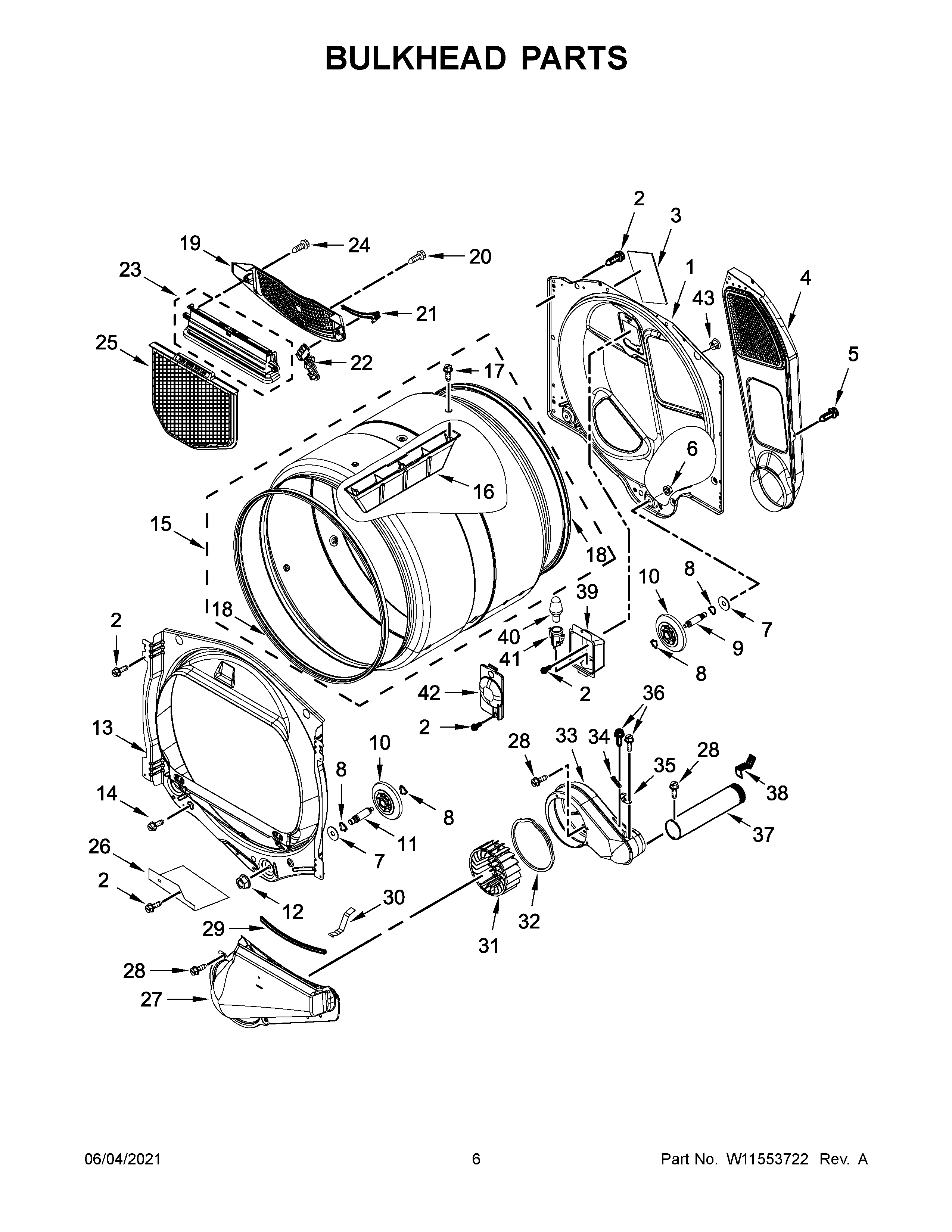 Bulkhead parts