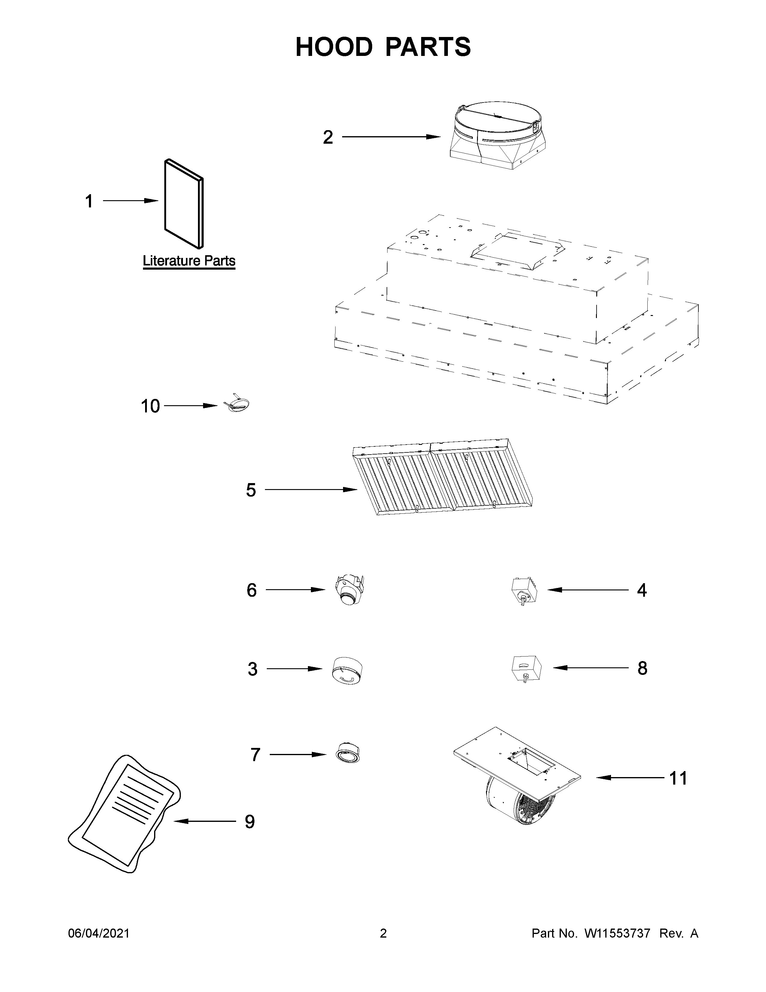 Hood parts