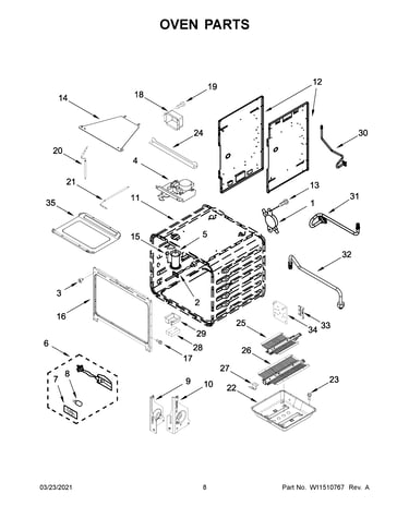 Oven parts