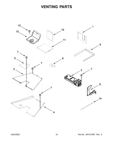 Venting parts