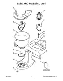 Base and pedestal unit